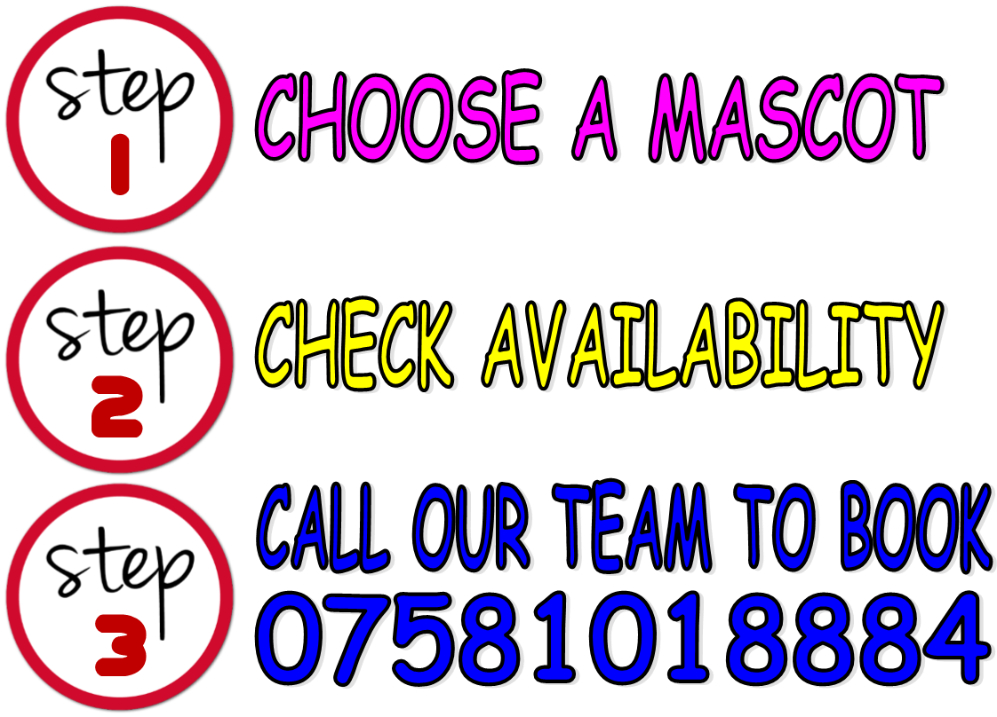 Mascot Costumes suit hire in Essex,Costumes for kids party hire in
